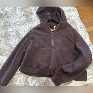 lululemon athletica Brown Cropped Sweater